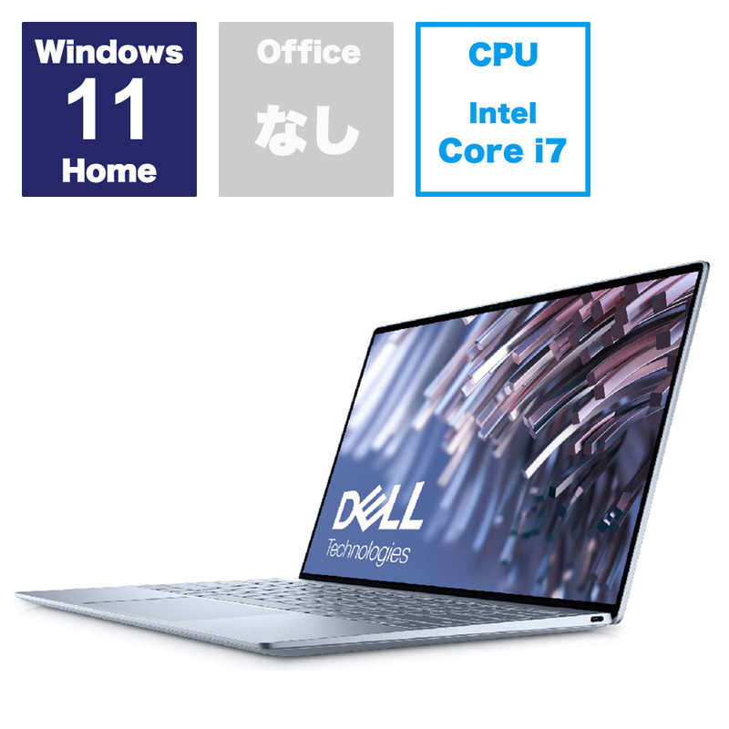 DELL　デル DELL　デル モバイルノートパソコン XPS 13 9315 ［13.4型 /Win11 Home /Core i7 /メモリ16GB /SSD512GB］ スカイ MX973-DNLBL MX973-DNLBL