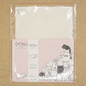 木野瀬印刷 キャットヒル レターセット ピンク LS-01062