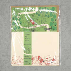 木野瀬印刷 赤ずきん レターセット ちょっとひと休み LS-01069