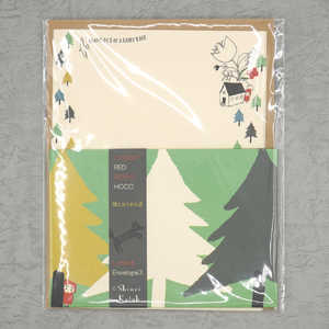 木野瀬印刷 赤ずきん レターセット 狼とかくれんぼ LS-01071