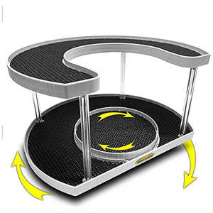 STOWNSPIN Stow-n-Spin Deluxe2段式回転収納ラック SNS001WHITE STOWNSPIN Stow-n-Spin Deluxe2段式回転収納ラック SNS001WHITE