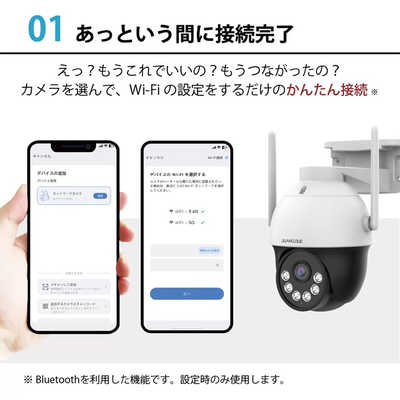 水鏡 屋外PTカメラ JUANCLOUD JAQ233AW6 の通販 - カテゴリ：防犯