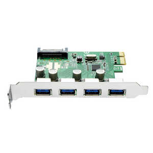AREA インターフェースカード USB3.0×4ポート 増設ボード ( PCI Expressx1 ) SD-PEU3V-4E3-B