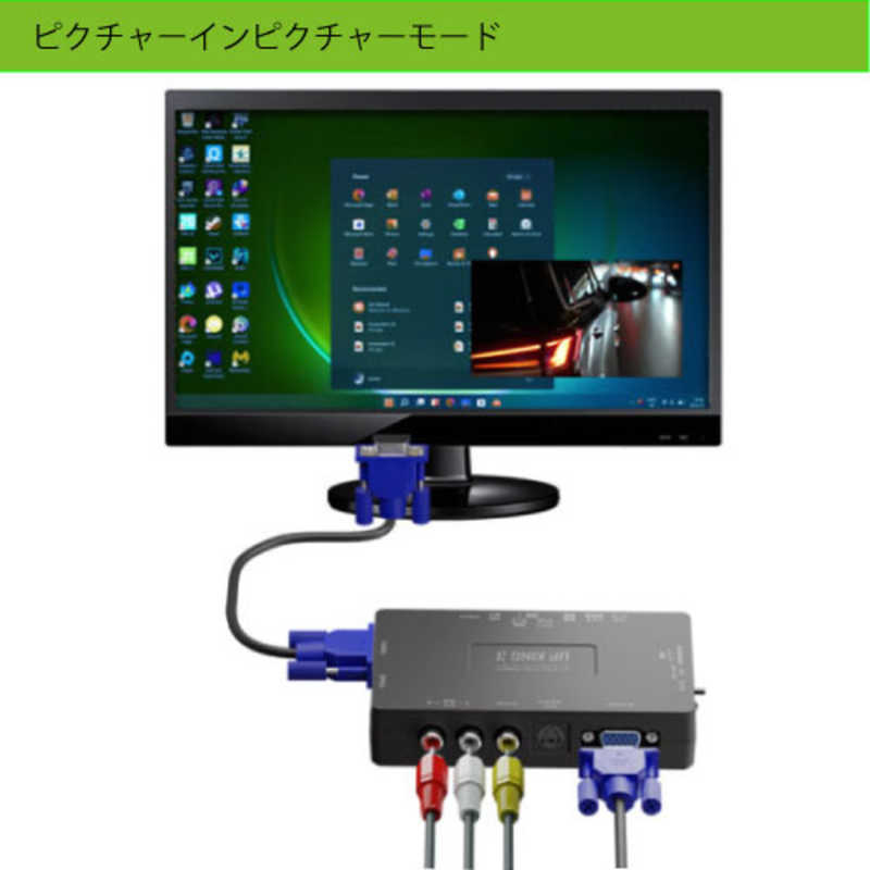 AREA AREA アップスキャンコンバーター UP KING3 ブラック ［2入力 /1出力］ SDVSC3 SDVSC3