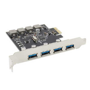 AREA USB3.0ݡ x4 ߥܡ 4 Cylinders PCI Express x1 SD-PEU3V-A4