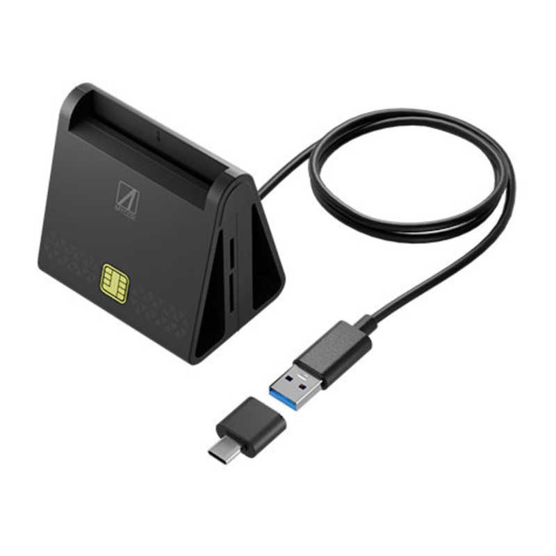 AREA AREA 接触型ICカードリーダーライター USB-A接続 (Mac/Windows11対応) ［マイナンバーカード対応］ブラック SDMYC02B SDMYC02B