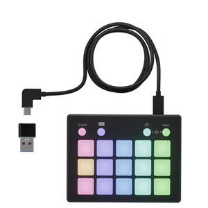 AREA V[gJbgL[{[h ZT[ 15{^ USB-C{USB-Aڑ (Windows11Ή) 15KEYENHANCER ubN SD-PAD15