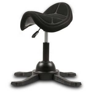 AZAYAKAJAPAN ホースライディングチェア [W380xD400xH450?560mm] Chair Meister ブラック HRCBK01