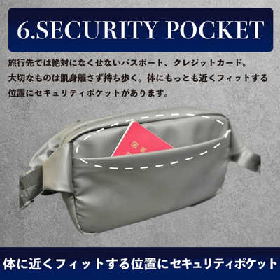NIG 快適ミニマルバッグ QUICK PACK9 3.1リットル 6＋5収納 大