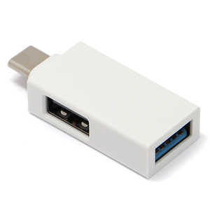 롼ȥ USB-C  USB-A Ѵۥȥϥ ۥ磻 [Хѥ /2ݡ /USB3.0б] RA-OTGTU2HW