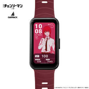 GARRACK チェンソーマン スマートウォッチ マキマモデル ［Smart Watch Chainsaw Man Makima model］ 1年保証 レッド HUC-CM-BD10-M