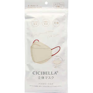 CICIBELLA CICIBELLA(シシベラ)立体バイカラーマスク 10枚入 オールドレース 