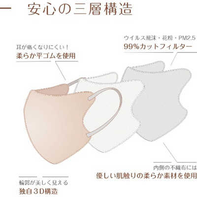 CICIBELLA LaBella(ラベラ) (シシベラ) 5Dバイカラーマスク 10枚