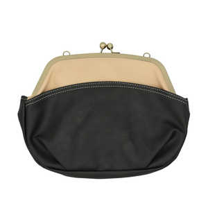STYLEON LIZ DAYS レトロながま口バッグ BKBE.ブラックベージュ LZ7038 STYLEON LIZ DAYS レトロながま口バッグ BKBE.ブラックベージュ LZ7038