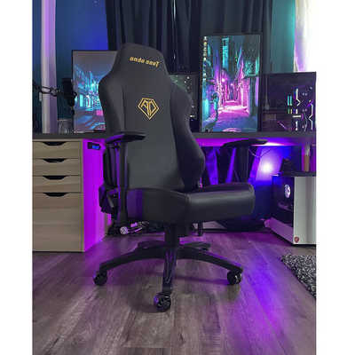 ANDASEAT ゲーミングチェア Phantom3 ブラック・ゴールド GC