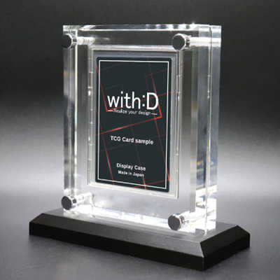 LEAD クリスタルBlock専用台座付シルバービスTCGフルプロテクト