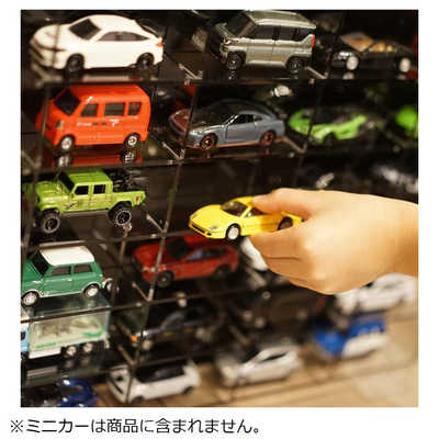 ミニカー、ミニカー収納ボックスのセット トミカ対応 ミニカー専用ディスプレイラック MCD-78 商品説明 ｜JAJAN