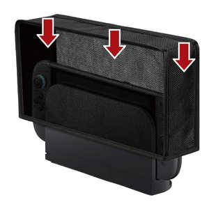 LEAD Switch2ダストカバー メッシュタイプ Black 