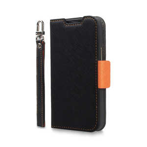 CORALLO iPhone 14 6.1インチ 手帳型ケースCorallo NU (Black+Orange) CR-INNCSPLNU-BO CORALLO iPhone 14 6.1インチ 手帳型ケースCorallo NU (Black+Orange) CR-INNCSPLNU-BO