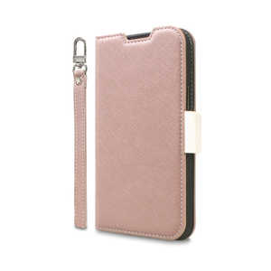 CORALLO iPhone 14 Plus 6.7インチ 手帳型ケースCorallo NU for iPhone (2022) 6.7inch 2Lens (Champagne Rose＋White) CRINBCSPLNUCW