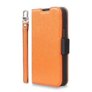 CORALLO iPhone 14 Plus 6.7インチ 手帳型ケースCorallo NU for iPhone (2022) 6.7inch 2Lens (Orange＋Black) CRINBCSPLNUOB