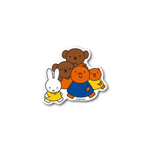 ゼネラルステッカー ダイカットビニールステッカー Dick Bruna ミッフィーとなかまたち MIF-028 ゼネラルステッカー ダイカットビニールステッカー Dick Bruna ミッフィーとなかまたち MIF-028