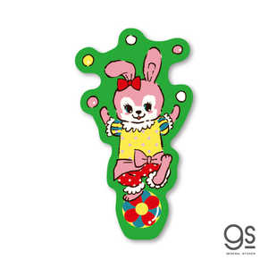 ゼネラルステッカー ダイカットビニールミニステッカー SWIMMER ラビット SWM-057