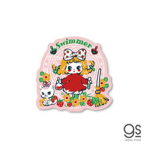 ゼネラルステッカー ダイカットビニールミニステッカー SWIMMER GIRL SWM-062