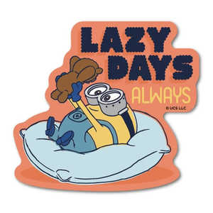 ゼネラルステッカー ミニオンズ ダイカットステッカー LAZYDAYS ALWAYS LAZYDAYS ALWAYS LAZYDAYS ALWAYS MN-026 ゼネラルステッカー ミニオンズ ダイカットステッカー LAZYDAYS ALWAYS LAZYDAYS ALWAYS LAZYDAYS ALWAYS MN-026