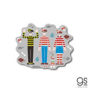 ゼネラルステッカー ウォーリー ダイカットステッカー アイテムいっぱい WL008