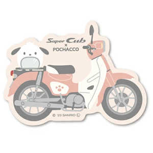 ゼネラルステッカー はぴだんぶい×Super Cub ダイカットステッカー ポチャッコ LCS-1607 ゼネラルステッカー はぴだんぶい×Super Cub ダイカットステッカー ポチャッコ LCS-1607
