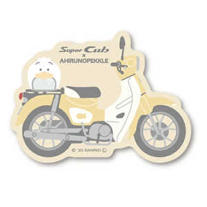 ゼネラルステッカー はぴだんぶい×Super Cub ダイカットステッカー あひるのペックル LCS-1610 ゼネラルステッカー はぴだんぶい×Super Cub ダイカットステッカー あひるのペックル LCS-1610