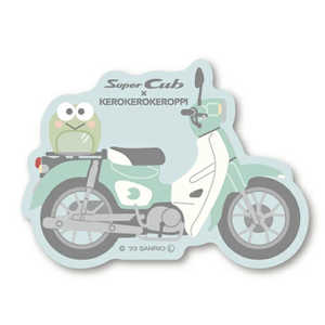 ゼネラルステッカー はぴだんぶい×Super Cub ダイカットステッカー けろけろけろっぴ LCS-1612 ゼネラルステッカー はぴだんぶい×Super Cub ダイカットステッカー けろけろけろっぴ LCS-1612