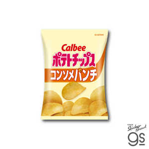 ゼネラルステッカー ダイカットビニールステッカー Calbee ポテトチップス コンソメパンチ CAL-007 ゼネラルステッカー ダイカットビニールステッカー Calbee ポテトチップス コンソメパンチ CAL-007