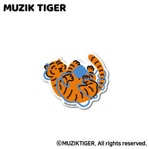 ゼネラルステッカー ダイカットミニステッカー MUZIK TIGER からまり MUZ-009