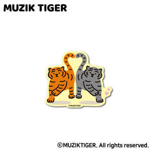 ゼネラルステッカー ダイカットミニステッカー MUZIK TIGER しっぽでハート MUZ-010