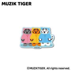 ゼネラルステッカー ダイカットミニステッカー MUZIK TIGER お揃いレインコート MUZ-011