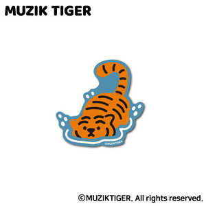 ゼネラルステッカー ダイカットミニステッカー MUZIK TIGER 泳ぐ MUZ-015