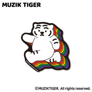 ゼネラルステッカー ダイカットミニステッカー MUZIK TIGER レインボー MUZ-025 ゼネラルステッカー ダイカットミニステッカー MUZIK TIGER レインボー MUZ-025