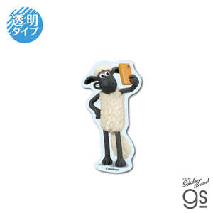 ゼネラルステッカー 透明ミニステッカー ひつじのショーン スマホ SHAUN-17