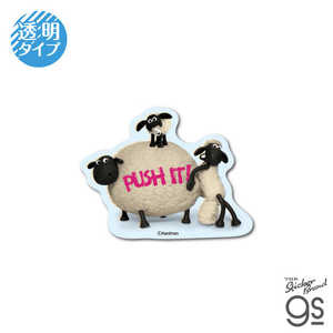 ゼネラルステッカー 透明ミニステッカー ひつじのショーン PUSH IT！ SHAUN-22