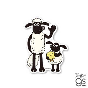 ゼネラルステッカー ダイカットステッカー ひつじのショーン ひよこと一緒 SHAUN-37