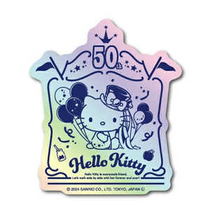 ゼネラルステッカー 50TH ANNIVERSARY ホログラムステッカー ハローキティ KT50-010 ゼネラルステッカー 50TH ANNIVERSARY ホログラムステッカー ハローキティ KT50-010