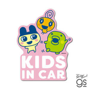 ゼネラルステッカー 車用ステッカー たまごっち KIDS IN CAR TMGC033