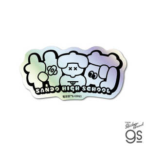 ゼネラルステッカー ホログラムステッカー 電音部 ロゴ 神宮前参道學園 DEN-032