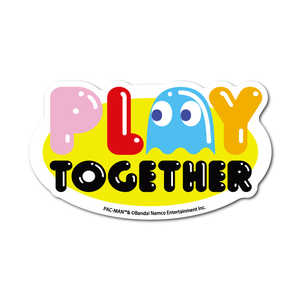 ゼネラルステッカー ダイカットステッカー PAC-MAN PLAY TOGETHER PLAY TOGETHER PAC009 ゼネラルステッカー ダイカットステッカー PAC-MAN PLAY TOGETHER PLAY TOGETHER PAC009