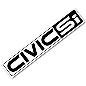 ゼネラルステッカー Honda 四輪ロゴ ステッカー CIVIC Si(1984) HND-094