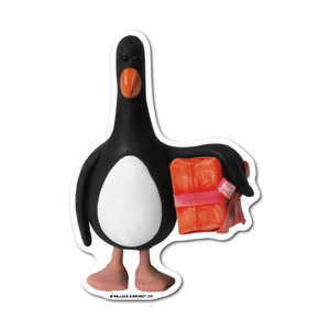 ゼネラルステッカー ウォレスとグルミット ビッグサイズステッカー フェザー・マッグロウ WGT-039