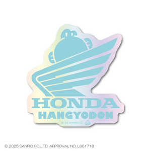 ゼネラルステッカー はぴだんぶい×Super Cub ホログラムステッカー ロゴ ハンギョドン LCS-1744