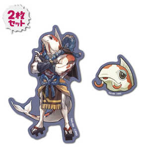 ゼネラルステッカー トワと神樹の祈り子たち クロス素材ステッカー2枚セット ニシキ TWA-008